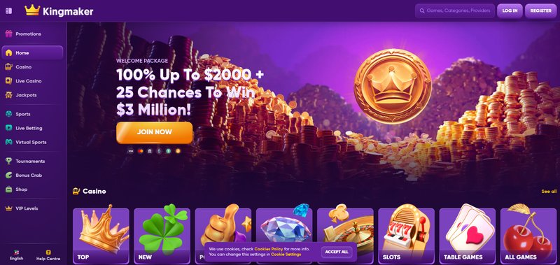 Migliore kingmaker casino app a Italy